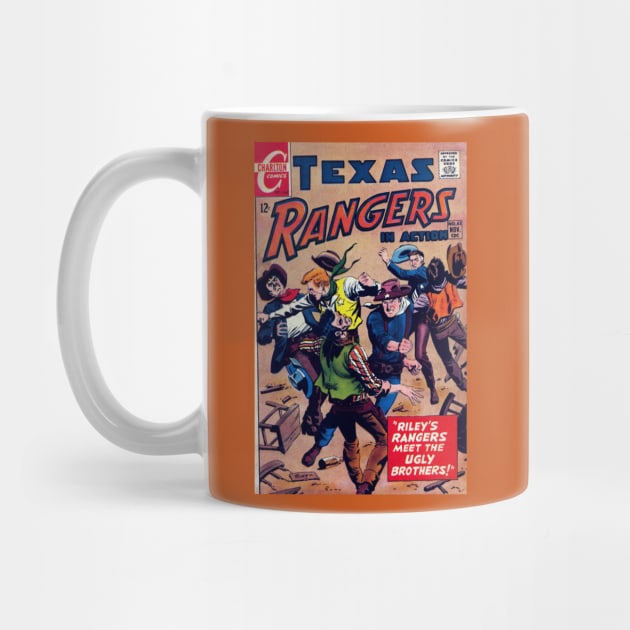 Texas Rangers in Action Vintage Comic Cover by Brockapulco